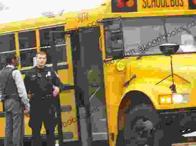 A Black And White Photo Of A School Bus Surrounded By Protestors School Bus Then And Now: Short History Of Public Education