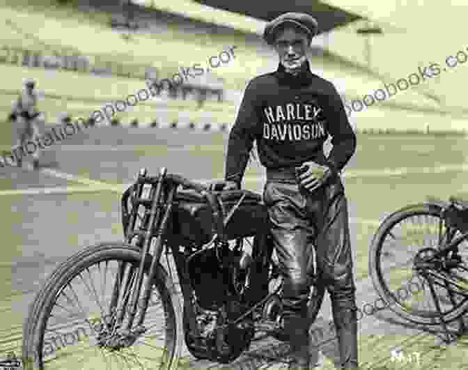 A Black And White Photograph Of A Group Of Harley Davidson Riders In The 1920s, Wearing Leather Jackets And Helmets. The Legend Of Harley Davidson