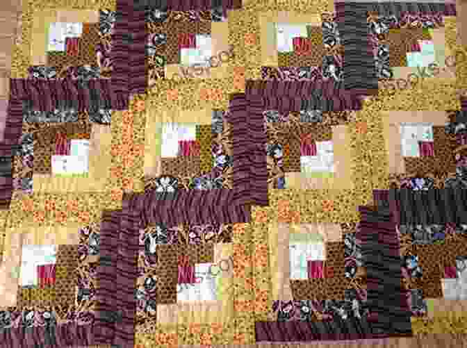 A Breathtaking Mennonite Quilt Featuring A Vibrant Log Cabin Pattern With Hand Pieced And Quilted Blocks. Quilts From Two Valleys: Amish Quilts From The Big Valley Mennonite Quilts From The Shenandoah Valley