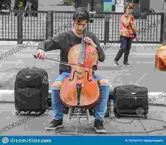 A Cellist Performing A Solo Piece With Expressive Gestures. 50 Traditional Collection For Solo Cello Or Bassoon: Easy For Beginners