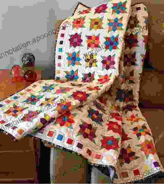 A Charming Pieced Quilt With Floral And Geometric Motifs, Showcasing The Intricate Hand Stitching Techniques Of The Quilter. Quilts From Two Valleys: Amish Quilts From The Big Valley Mennonite Quilts From The Shenandoah Valley