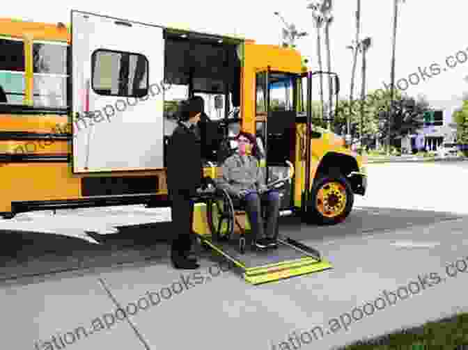 A Color Photo Of A Modern School Bus With A Wheelchair Lift School Bus Then And Now: Short History Of Public Education