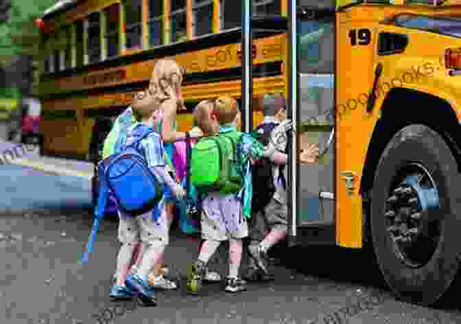 A Color Photo Of A Post War School Bus With Students Getting On School Bus Then And Now: Short History Of Public Education