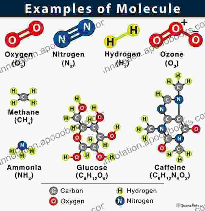 A Diagram Of A Molecule Examining Basic Chemical Molecules (Building Blocks Of Life)