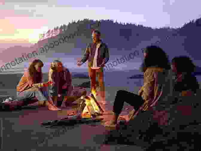 A Group Of Friends Gathered Around A Bonfire On The Beach Fun In The Sun: Early Decodable (Simple Words Early Decodable Books)