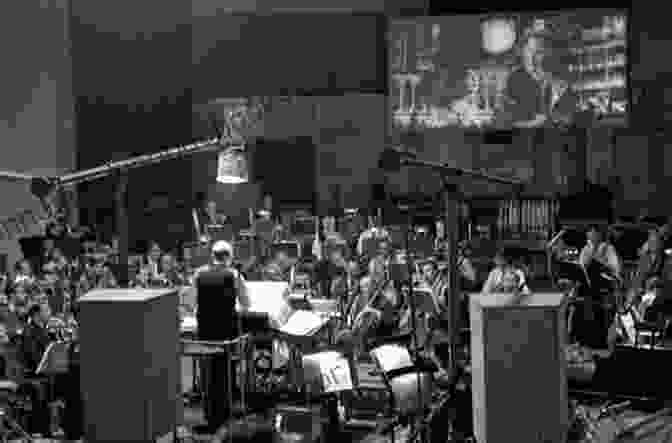 A Group Of Musicians Recording A Film Score In A Studio, With Sheet Music And Instruments Visible. Media Narratives In Popular Music