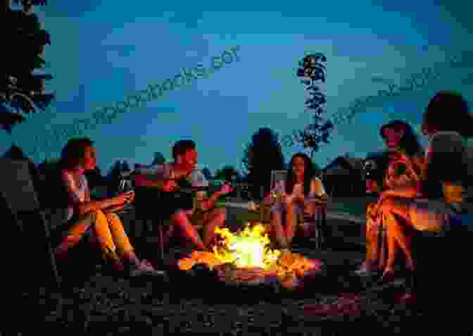 A Group Of People Singing Traditional English Folk Songs Around A Campfire Folk Song In England Christine Handy