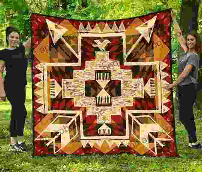 A Quilt With A Symbolic Design Big Block Quilts Jeanne Throgmorton