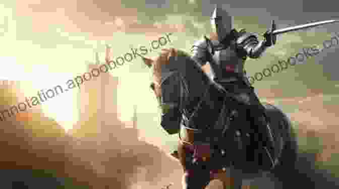 An Enthralling Depiction Of A Medieval Knight On Horseback, Charging Into Battle With Sword Drawn Sword Of Justice: An Epic Medieval Adventure From The Master Of Historical Fiction (Chivalry 4)