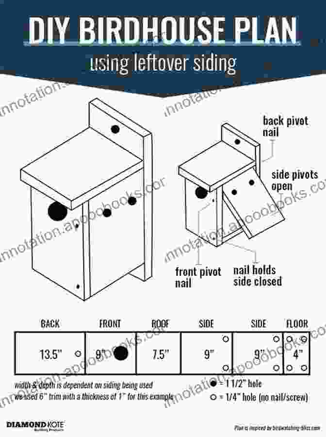 Building A Birdhouse Step By Step Feeding Houses And Birdbaths In Your Garden Making Your Feathered Friends Welcome In Your Garden (Gardening 11)