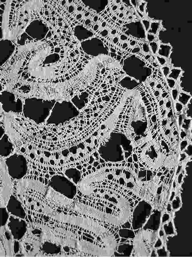 Close Up Of Intricate Milanese Lace, Showcasing Its Delicate Threads And Intricate Patterns Decorative Braids For Milanese Lace