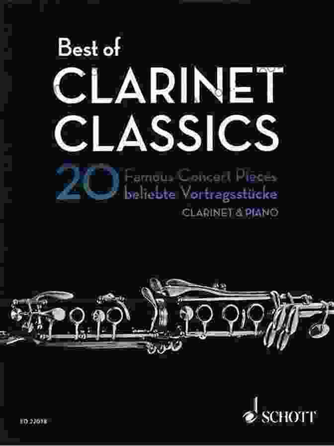 Cover Of '20 Famous Concert Pieces For Clarinet In Bb And Piano: Best Of Classics' Best Of Clarinet Classics: 20 Famous Concert Pieces For Clarinet In Bb And Piano (Best Of Classics)