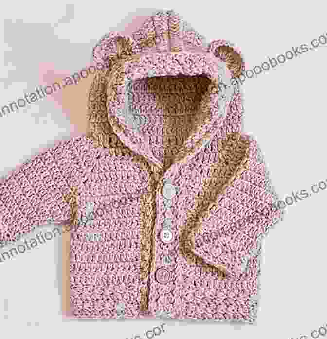 Crochet Baby Cardigan With Hood Crochet Pattern CP25 2 Dresses Shrug Cardigan Shoes Bonnet Headband 0 3mths USA Terminology