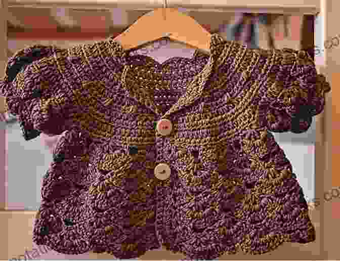 Crochet Baby Shrug With Puff Sleeves Crochet Pattern CP25 2 Dresses Shrug Cardigan Shoes Bonnet Headband 0 3mths USA Terminology