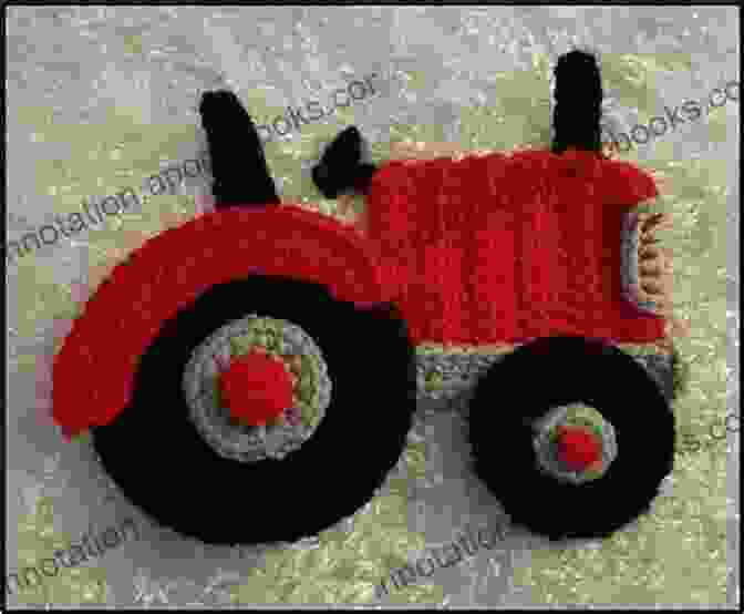 Crochet Tractor Applique Crochet Pattern: Tractor Applique Homeartist Design