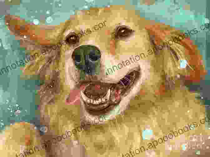 Dog Only Knows The Word Of Dog Book Cover: A Photo Of A Smiling Golden Retriever On A Blue Background With The Title Of The Book In Large White Letters Dog Only Knows: The Word Of Dog