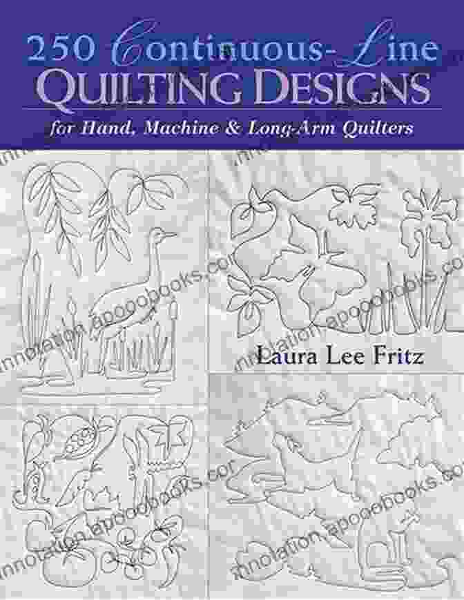 Example Of A Continuous Line Quilting Design Doodle Quilting: Over 120 Continuous Line Machine Quilting Designs