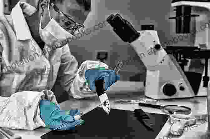 Forensic Scientists Examining Evidence In A Crime Lab The Notorious B O O K : Sports Rhymes Life