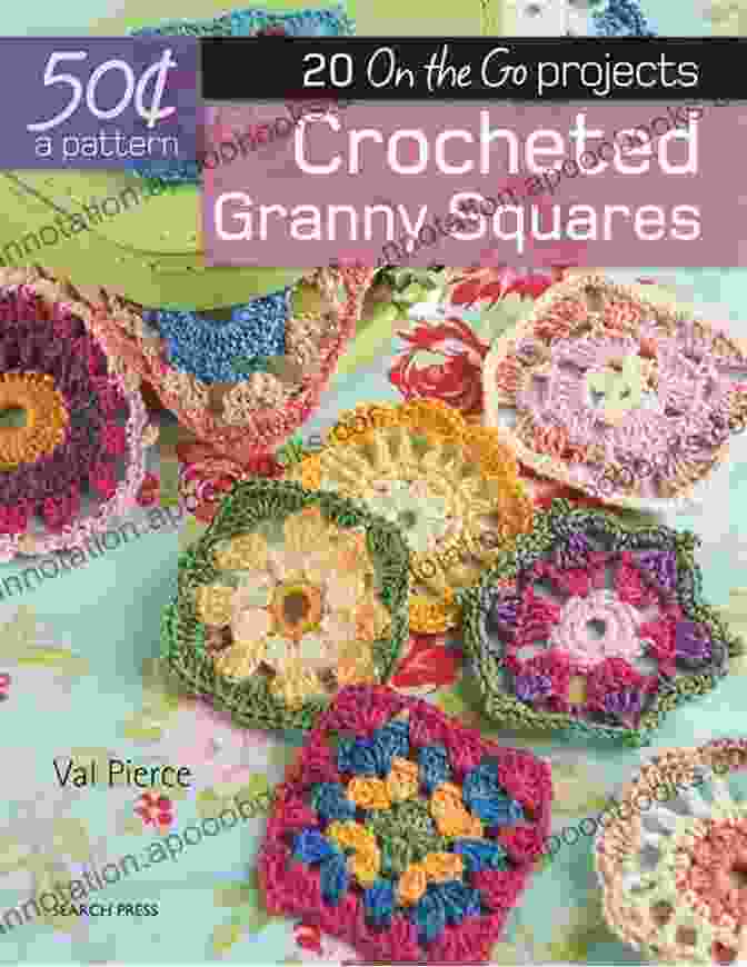 Granny Squares Crochet Patterns Book Cover 3D Granny Squares Crochet Tutorials: 3D Granny Squares Pattern To Try For Beginners: Granny Squares Crochet Patterns