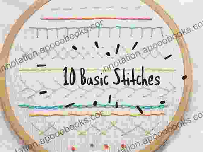 Hand Embroidery Stitches For Beginners Book Cover HAND EMBROIDERY STITCHES FOR BEGINNERS: STEP BY STEP GUIDE ON HOW TO MAKE HAND EMBROIDERY STITCHES