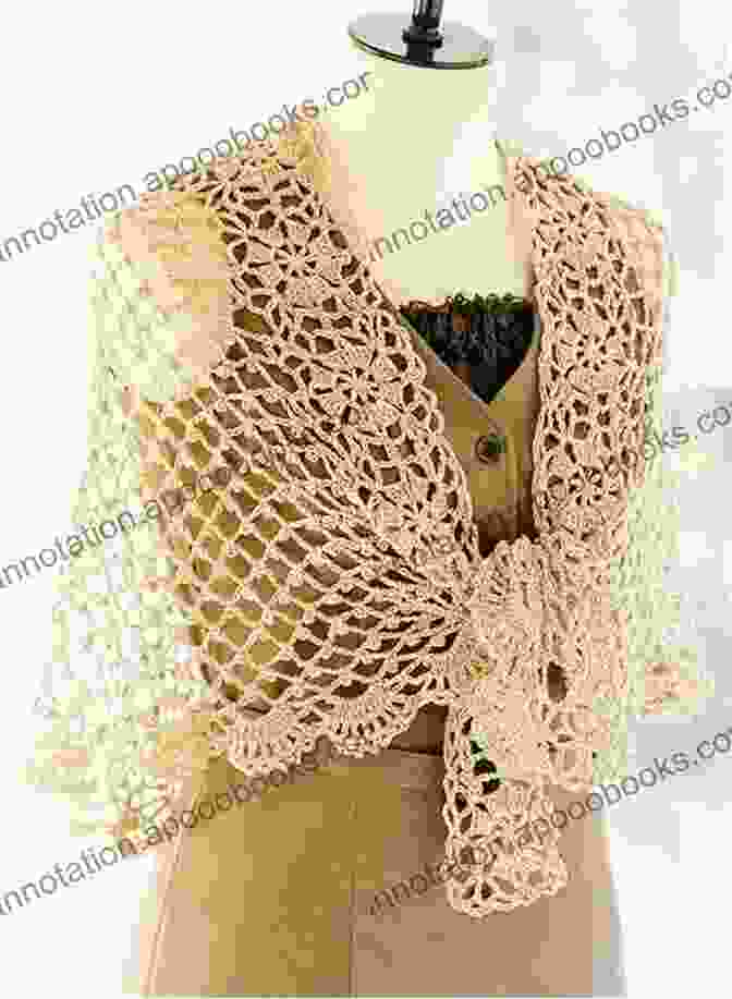 Intricate Lace Shawl Crochet Pattern With Delicate Openwork Design Shawl Crochet Pattern Collection: Amazing Pattern For Crochet Lovers