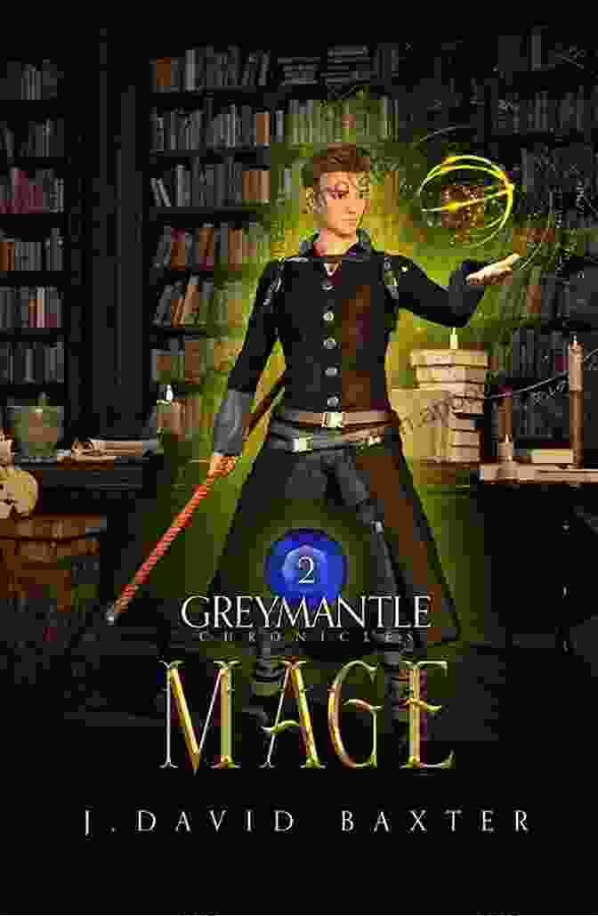 Mage Greymantle Chronicles Two Book Cover, Featuring A Young Woman With Flowing Hair And A Magical Staff Mage: Greymantle Chronicles: Two