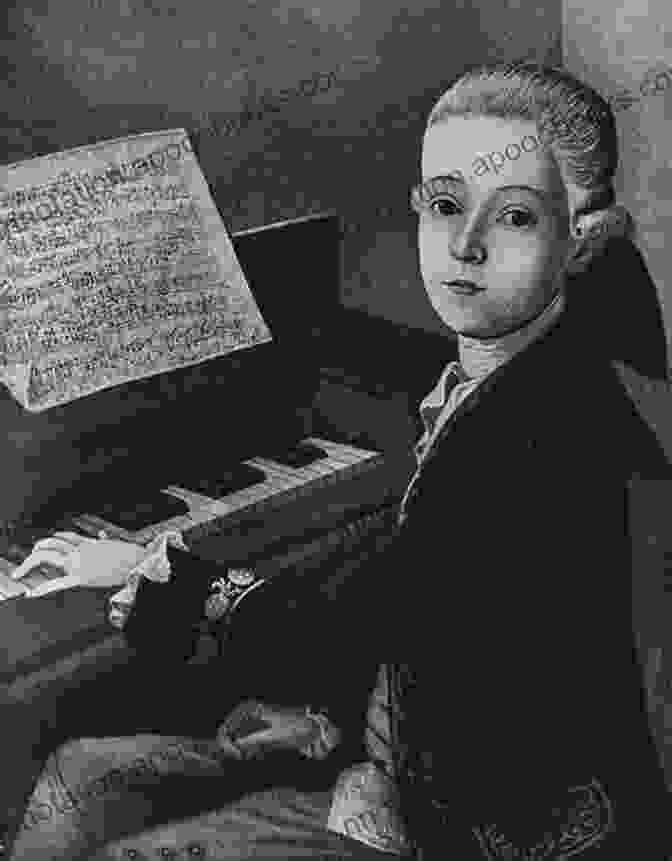 Mozart, A Young And Talented Composer Playing The Piano In Front Of An Audience. A Child S Guide To Classical Music And Its Great Composers: Volume 1: Beethoven Berlioz And Brahms (The Osvaldo Mouszee Series)