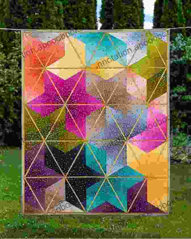 Quilt With Geometric Patterns And Vibrant Colors Fat Quarter Winners: 11 New Quilt Projects From Open Gate (Quiltmaker S Club)