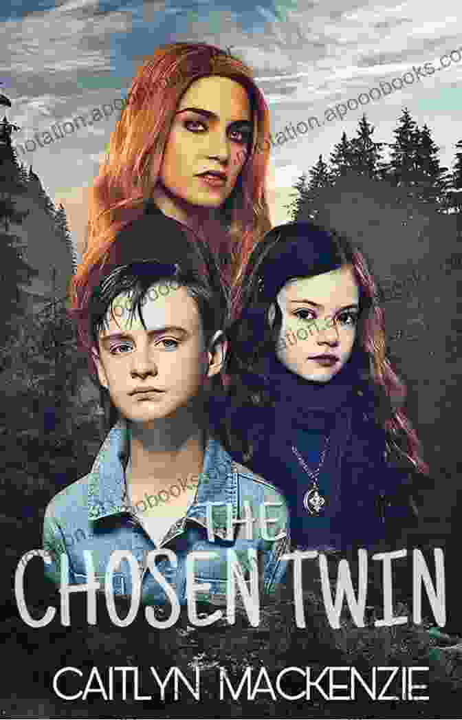 The Chosen Twin Book Cover Featuring Twins With Glowing Hands, Surrounded By Mystical Symbols The Chosen Twin Christine Mc Sween