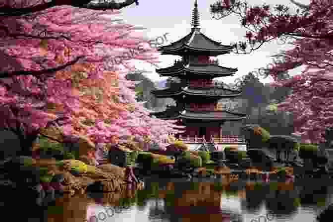 Towering Japanese Pagoda With Intricate Details Japan : Its Architecture Art And Art Manufactures (1882)