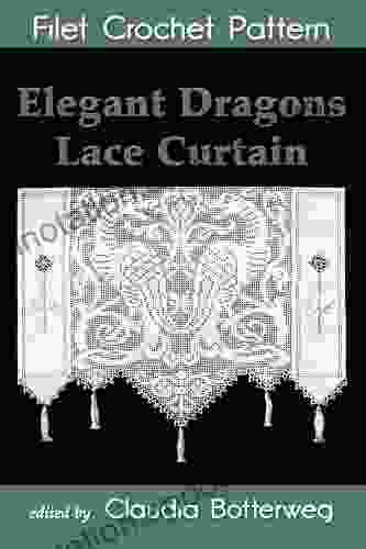 Elegant Dragons Lace Curtain Filet Crochet Pattern: Complete Instructions and Chart