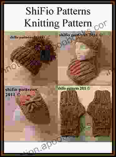 Knitting Pattern KP197 hat scarf mitts and headband