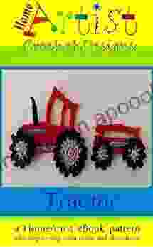 Crochet Pattern: Tractor Applique Homeartist Design