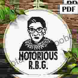 Ruth Bader Ginsburg Cross Stitch PDF