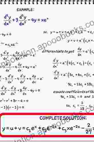 Differential Equations Problem Solver L J Red