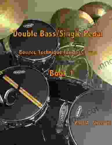 Double Bass/Single Pedal Bounce Technique for Bass Drum