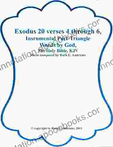 Exodus 20 verses 4 thru 6 Instrumental Part Triangle: 2nd Commandment